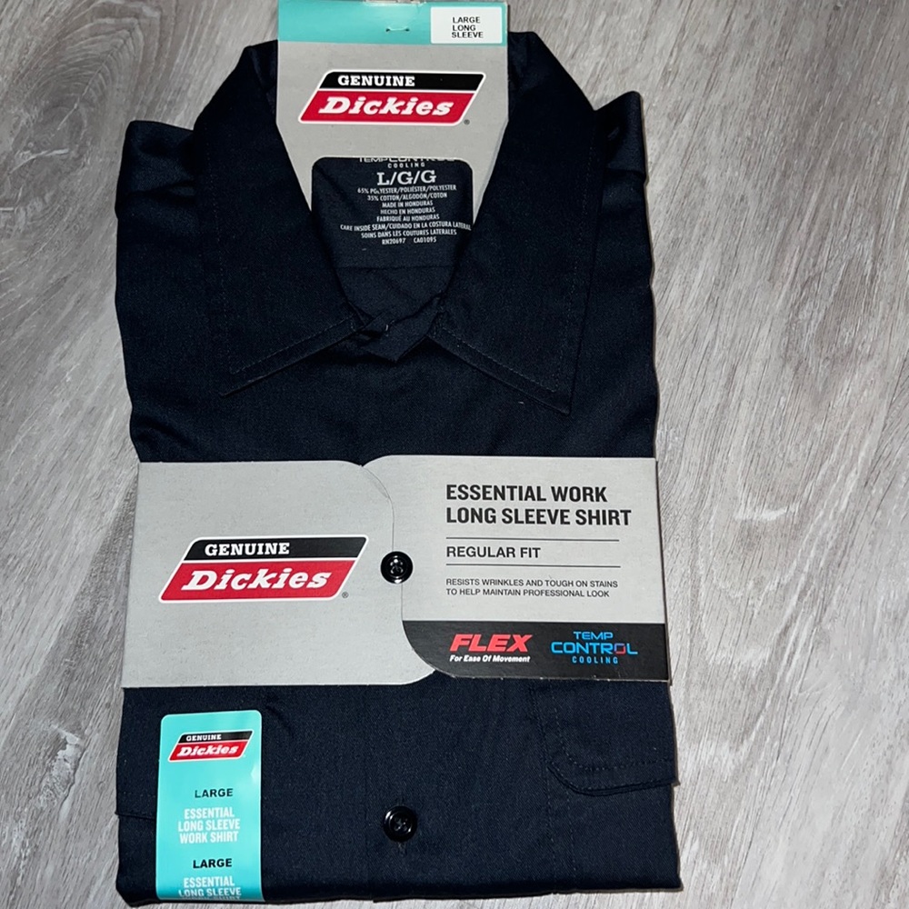 Dickies Large long sleeve navy blue